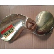 Brass ship propeller d2 6 / 7 5-leaf/2, 2-leaf ship fan propeller, 2-leaf