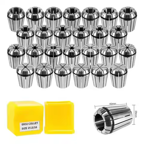 ER11 ER16 ER20 ER25 ER32 Set ER Spring Collet Chuck Engraving Machine Lathe ER Spring Collect Chuck 