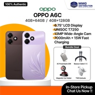 OPPO A6c (4GB + 64/128GB) | 7000mAh Battery | 120Hz Display | IP64 | Smartphone