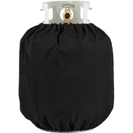 20 lb. Propane Tank Cover,Black,14" Dia x16.5,Hides Often Ugly/Rusty/Dirty Tank Cylinder,All Weather