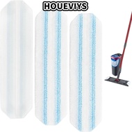 HOUEVIYS Flat Mop Replacement Cloth, Cotton Removable Reusable Microfiber Mop Pad,  Washable Large M