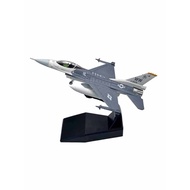 1:100 Diecast Metal Alloy F-16C Falcon Fighter Jet Model US Air Force Team Collectible Replica Toy
