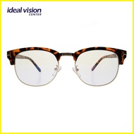 ▬ ❀ ☋ Kinetix All-Speed Anti-Radiation Tortoise Brown Gold Frame Eyeglasses for Women or Men 52-19-