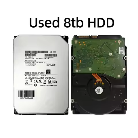 For Used HDD 8TB SATA 3.5" 7200RPM For Internal Hard Disk For enterprise-class hard disk drive