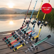 Sougayilang Telescopic Spinning Fishing Rod - 5 Color Options for Freshwater (1.8M/6ft)