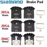 Shimano J03A J05A J04C Brake Pad DEORE SLX XT Resin Metal Cooling Fin Ice Tech Mountain M7000 M8000 