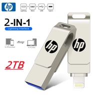2TB USB3.1 1TB 2 in 1 OTG Flash Drive Metal Waterproof High speed U Disk 512GB 256GB pendrive for ip/ho/ne 6/7/8/X/XR/11/12 /13/14
