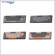 AMAZ K68 Gaming Keyboard Dual-mode 2.4G Bluetooth-compatible 5.0 Wireless Mechanical Keyboard For Computer Phones