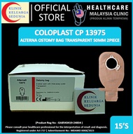 COLOPLAST CP 13975 ALTERNA Ostomy Bag Transparent 50MM 2 piece open 康乐保CP13975造口袋透明50毫米2件式开口
