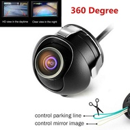 360 Degree Rotating In-Vehicle Camera Adjustable Car Backup Reversing Night Vision Camera Waterproof Front View Rear Sid