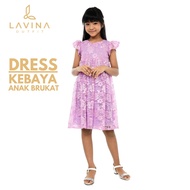 Lavina – Brocade Kebaya Dress for Girls Ages 1–5 Years