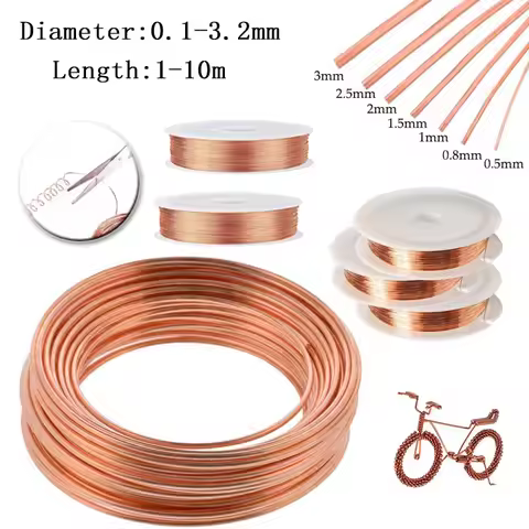 1-3 Roll Pure Coppers Enameled Wire 0.1-3.2mm Cable Coppers Wire Enameled Wire Enameled Coppers Wire