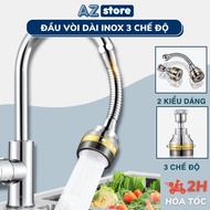 304 Stainless Steel Faucet Head, 3 Flushing Modes, Convenient 360 Degree Rotation HT045 AZ STORE