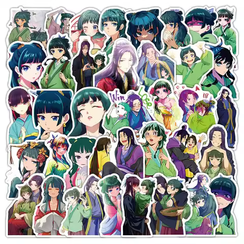 10/30/53pcs Cartoon The Apothecary Diaries Stickers Cute Maomao Anime Decals DIY Laptop Skateboard W