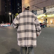 British Style Coat Woolen Coat Handsome Coat High-End Coat Thick Woolen Coat Warm Coat Men's Coat