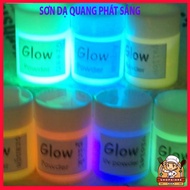 Luminous paint 9 colors with extremely strong lighting - Luminous paint 22ml glows extremely strong