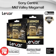 Lexar 128GB / 256GB ARMOR GOLD UHS-II SD Card (R: 280MB/s W: 205MB/s 6K V60 U3)