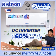 Astron 1HP Inverter Split-Type  Aircon - TCLSPV100 | Energy Efficient | Low Noise | Anti-Rust Body  