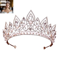 Sparkling Crystal Crown Women's Girls' Birthday Party Headband Bridal Wedding-Tiara Photoshoot Prop