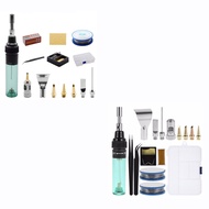 [mfnpqcn] Wireless Butane Gas Soldering Iron Blow Torch Welding Tools for Handicrafts