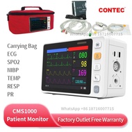 CONTEC CMS1000 Handheld Patient Monitor with Carrying bag Vital Signs Cardiac Monitor ECG NIBP SPO2 