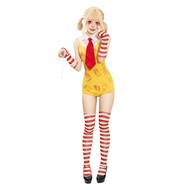 Subculture Costume Set for Students - Zombie Outfit y2k Halloween costume blackened cosplay outfit c