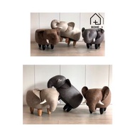 『Home+』全新現貨免運費 河馬凳 犀牛凳 大象凳 造型椅 動物凳 椅凳 沙發凳 小椅子