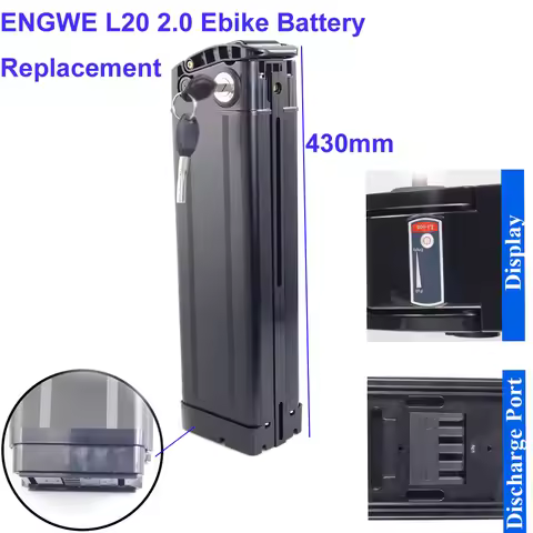 52V 48V 15ah 17.5Ah Folding Battery For ENGWE L20 2.0 Electric Bike Lithium-ion Battery For L20 Repl
