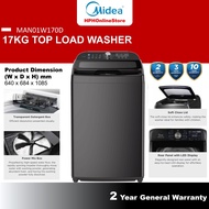 Midea Fully Auto Washing Machine (7.5KG / 8.5KG / 9.5KG / 10.5KG) MA100W75 MA100W85 MA100W95