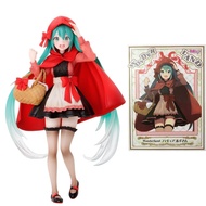 Original Anime Hatsune Miku Little Red Riding Hood Fairy Tale Series 18cm PVC Figure action model Decoration Collection toys