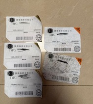 TWG 捷榮10磅紅茶券2張