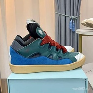 Thick-Soled Amine Training Shoes German Sports Shoes Domma Couple Lanvin Bread Shoes Lace-Up Casual 