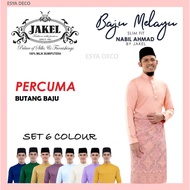 [SET 6] Baju Melayu Nabil Ahmad Avante by JAKEL Baju Melayu Cekak Musang Baju Raya 2024 Slim Fit