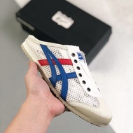 Ontisuka tiger tiger tiger Shoes Men Women Shoes Summer Trendy Mesh Breathable Half Slippers Casual