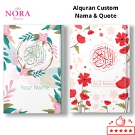 Al-Quran A5 Hardcover Latin Translation A6 Words A5 Corner Translation Color Block Custom Name /