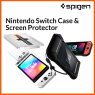 Spigen Nintendo Switch Case Nintendo Switch OLED Casing Nintendo Switch Lite Cover Tempered Glass