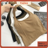 YUJINX Sleeveless Top Strap, Sleeveless Vest Halter Tank Top, Fashion Polyamide Hanging Neck Sleevel