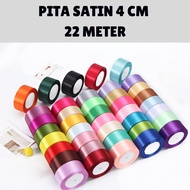 Satin ribbon 4CM ribbon 22 meters/roll