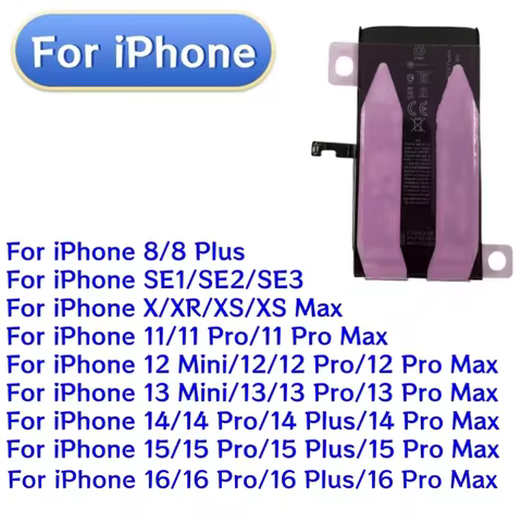 Replacement Battery For iPhone SE 2020 8 X XR XS MAX 8P 7 PLUS 11 pro 12 pro max 13 pro 14 plus 15pr