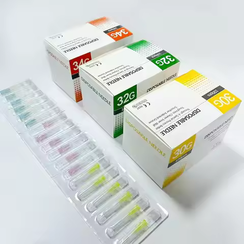 100pcs 30G Needle 32G 34G 1.5MM 2.5MM 4MM 6MM 8MM 13MM Disposable Painless Small Needle Hand Tool