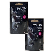 [Legit]DYLON Textile dye Premium Dye Col.12 Velvet Black, set of 2[Direct from Japan]