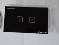 Công tắc cảm ứng chạm (2 chạm) KW-CT2B có thể điều khiển bằng Remote -RM04