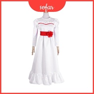 Annabelle Doll in White Dress - Perfect for Halloween Events