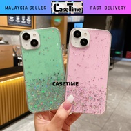 REALME 5 5s 5i 6i C3 8 9 9 Pro 9 Pro Plus 10 10 Pro Plus 5G plain shining glitter transparent soft c