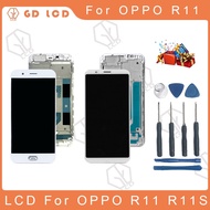 FOR OPPO R11 LCD Display TOUCH Screnn With frame Digitizer Assembly Replacement  FOR OPPO R11S LCD