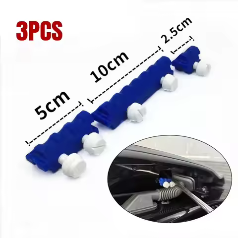 3Pcs Car Depression Repair Lever Fulcrum Protection Tool Body Limiter Hook Repair Anti-slip Groove B