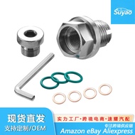 Car Modification M12Self-tapping Screws Stainless Steel Oil Pan Drain Plug Repair Kit with O O-ring 