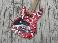 Hand Made Left Handed Eddie Van Halen Wolf Guitar Music Man Ernie Ball Axis Vintage White Relic Imported Hardware In Stock
