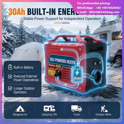 OEM ODM 5KW Diesel Parking Heater 12V Self Generating Heating System With 10L Fuel Tank For Vehicle 