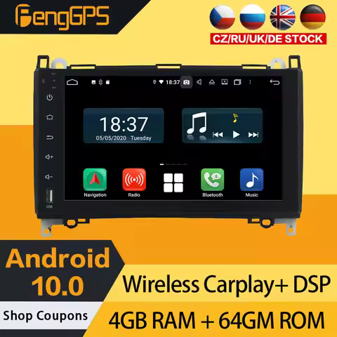 8" Android Radio For Mercedes Benz A-W169 B-W245 Viano Vito Car Stereo Touchscreen Player Multimedia